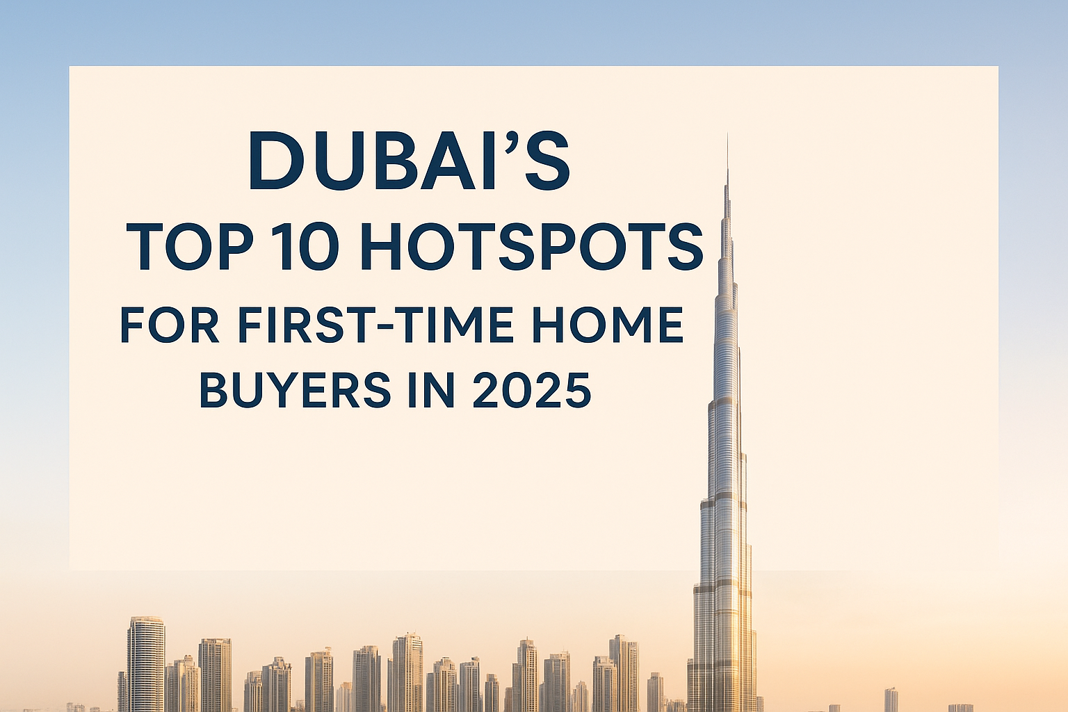 top 10 communities for first-time buyers in 2025
